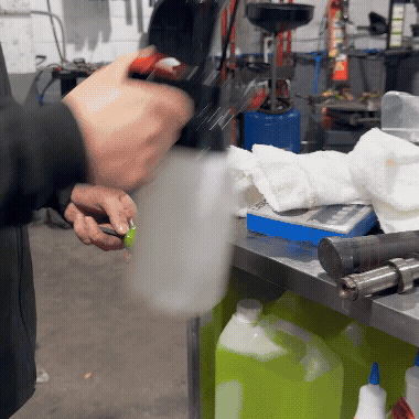 Magnetic Brake Cleaner Holder - Plastic Bottle