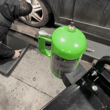 Magnetic Brake Cleaner Holder - Metal Bottle